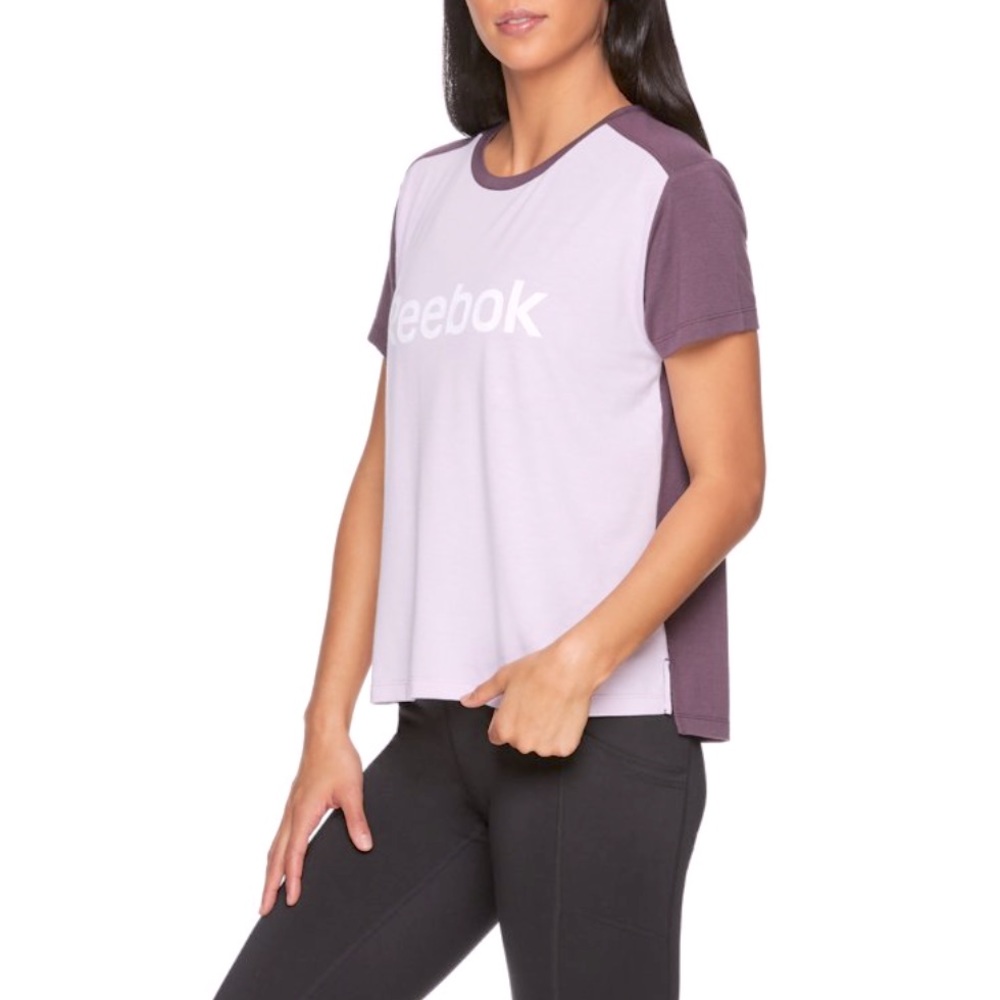 Reebok Jersey Plum Lavender Tee Shirt